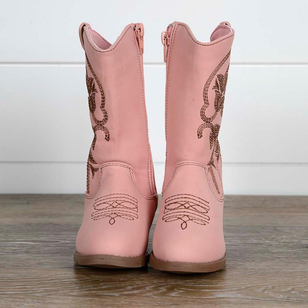 Childrens pink hotsell cowboy boots