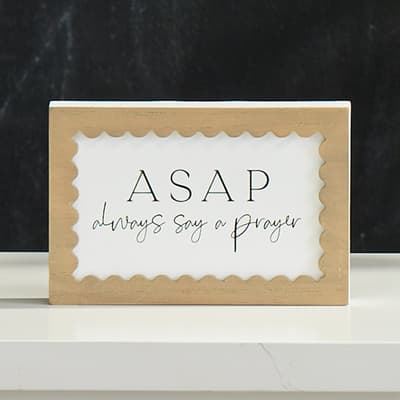 ASAP Block Sign