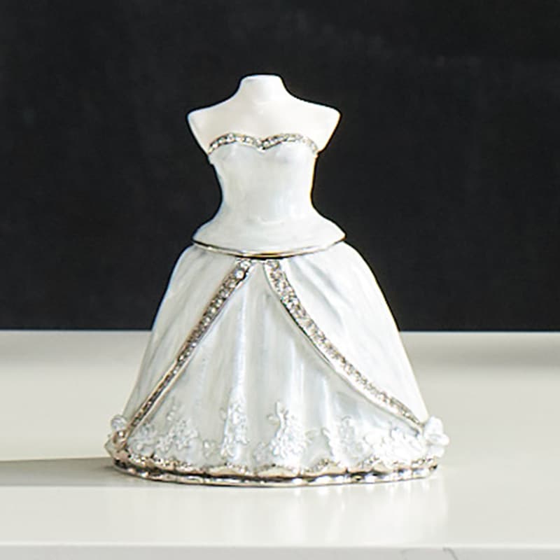 Wedding Dress Bodice Decorative Box - Cracker Barrel