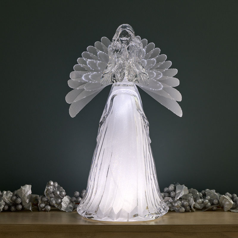 Large LED Fiber Optic Angel - Cracker Barrel