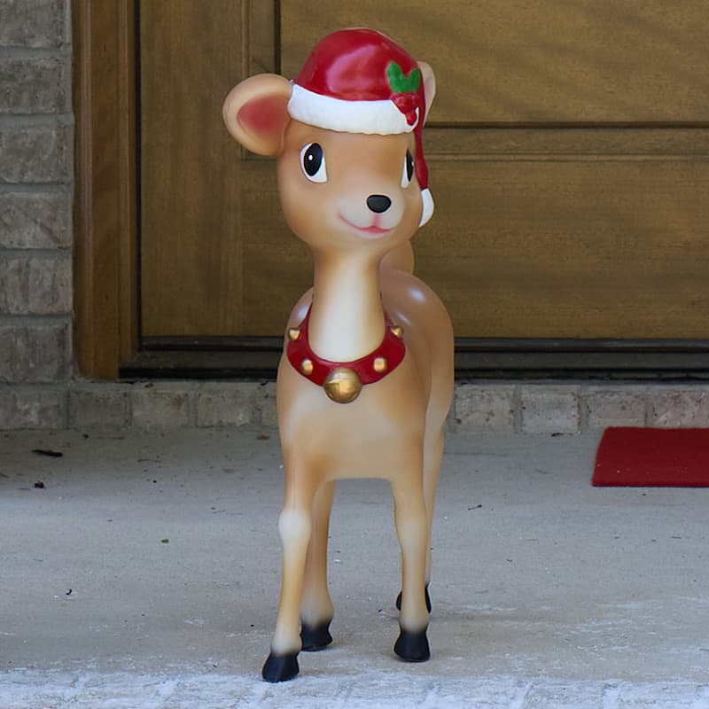 Cracker Barrel LED Blow Mold deals Nostalgic Boy & Girl Reindeer