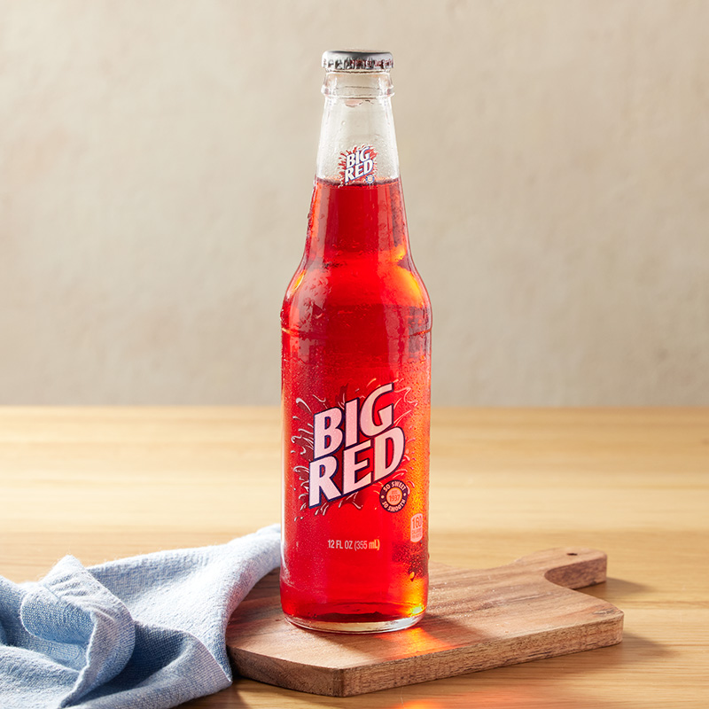 Big Red Soda 12 Oz Glass Bottle (Pack of 6)