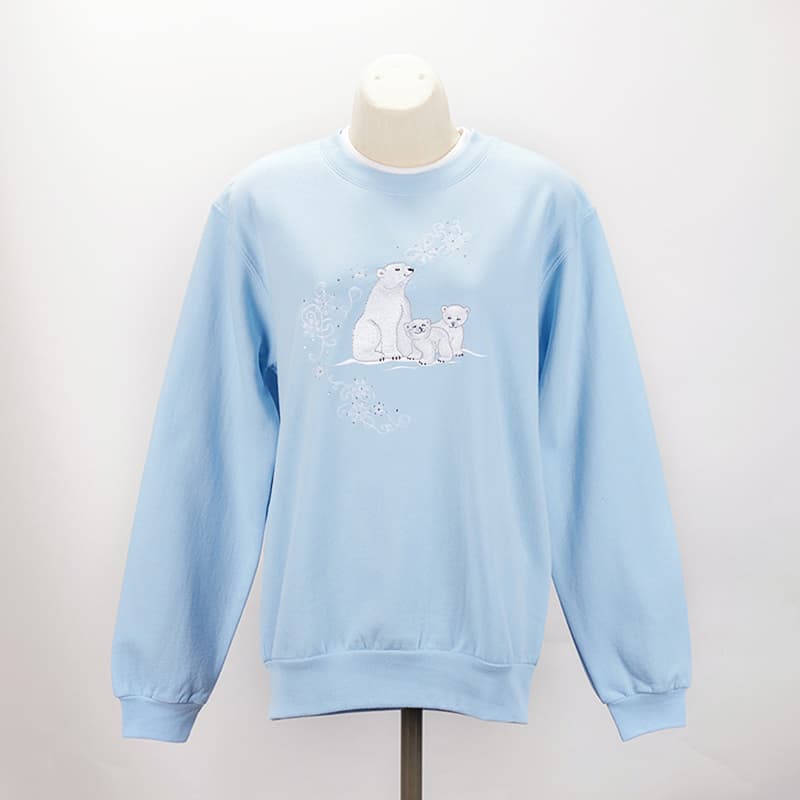 Holiday bear hotsell fleece sweatshirt