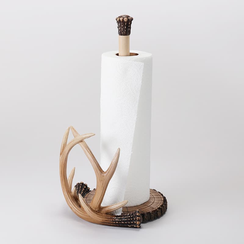 HiEnd Accents Antler Paper Towel Holder