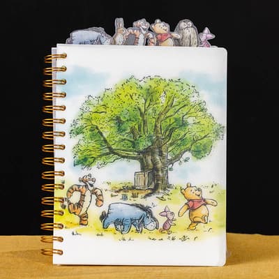 Winnie the Pooh 6- Tab Poly Tab Notebook