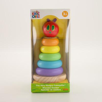 Hungry Caterpillar Wooden Stacking Rings