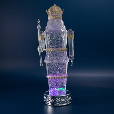 Nutcracker Glitter Globe