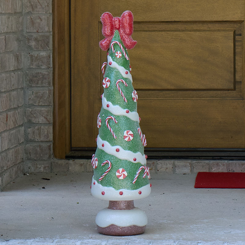 Green Gingerbread Christmas sale Treee Blow Mold