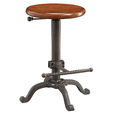 Vintage Style Adjustable Height Stool