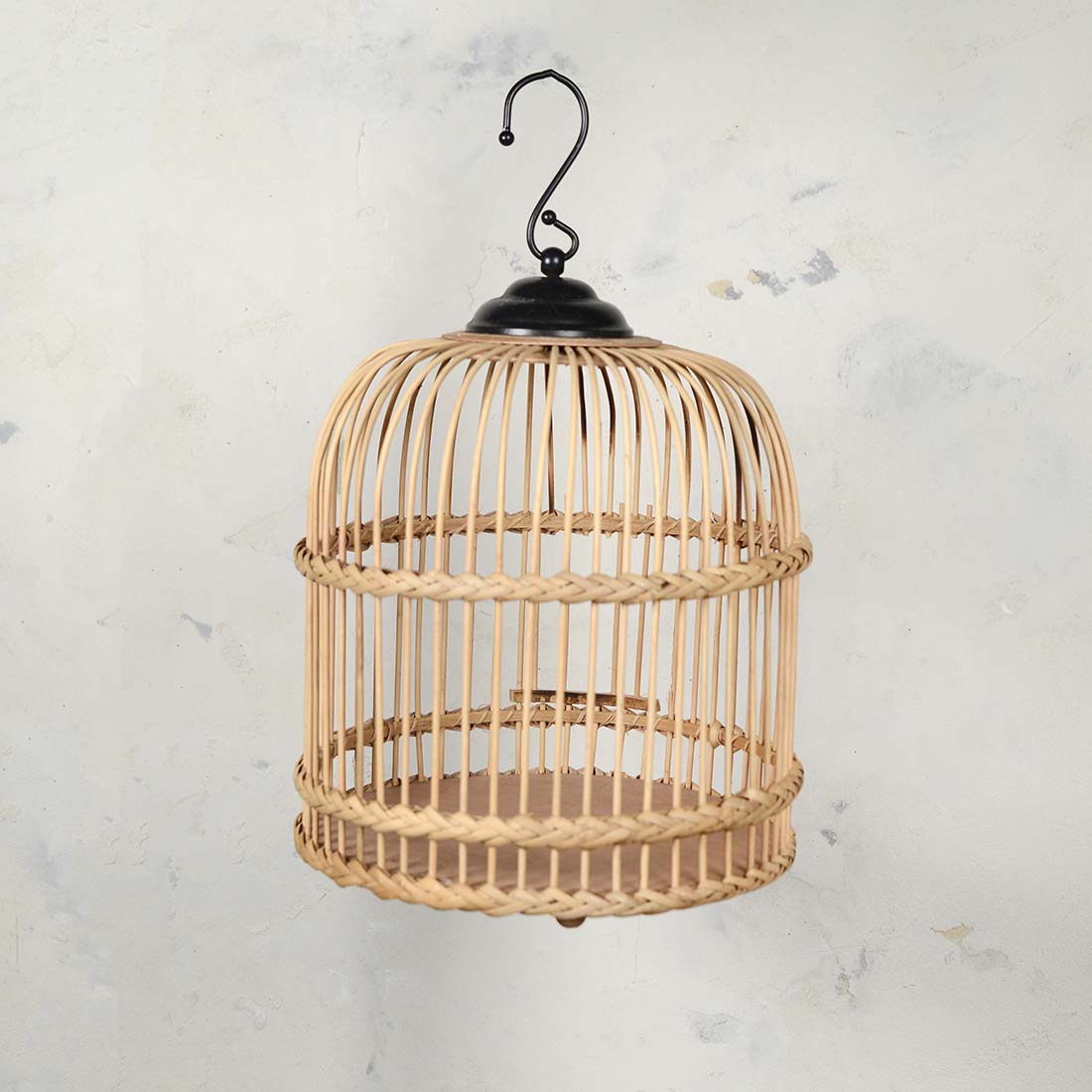 Decorative Bamboo Birdcage Cracker Barrel