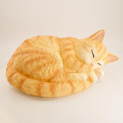 Sleeping Cat Figurine