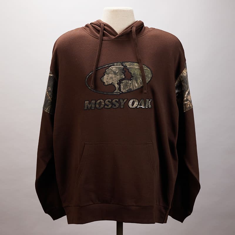 Mossy Oak Camo and Brown Hoody Cracker Barrel