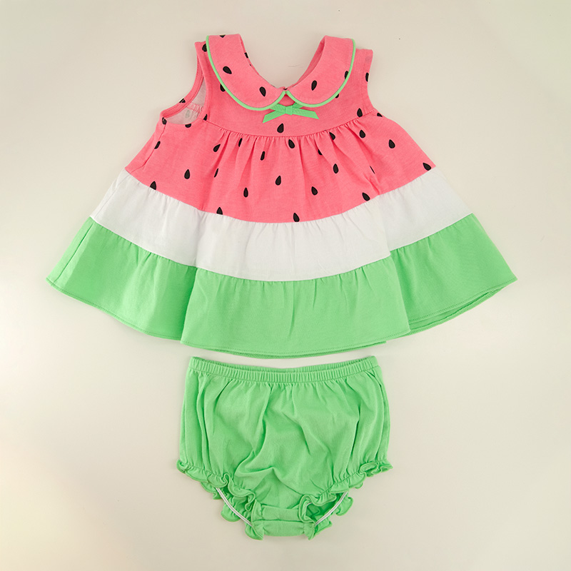 green dress and purple shoes Baby Girl Summer Green Bow Puffy Girl Dress Princess Party Dress – marryshe main image 0