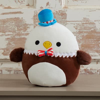 8" Bald Eagle with Hat Squishmallow