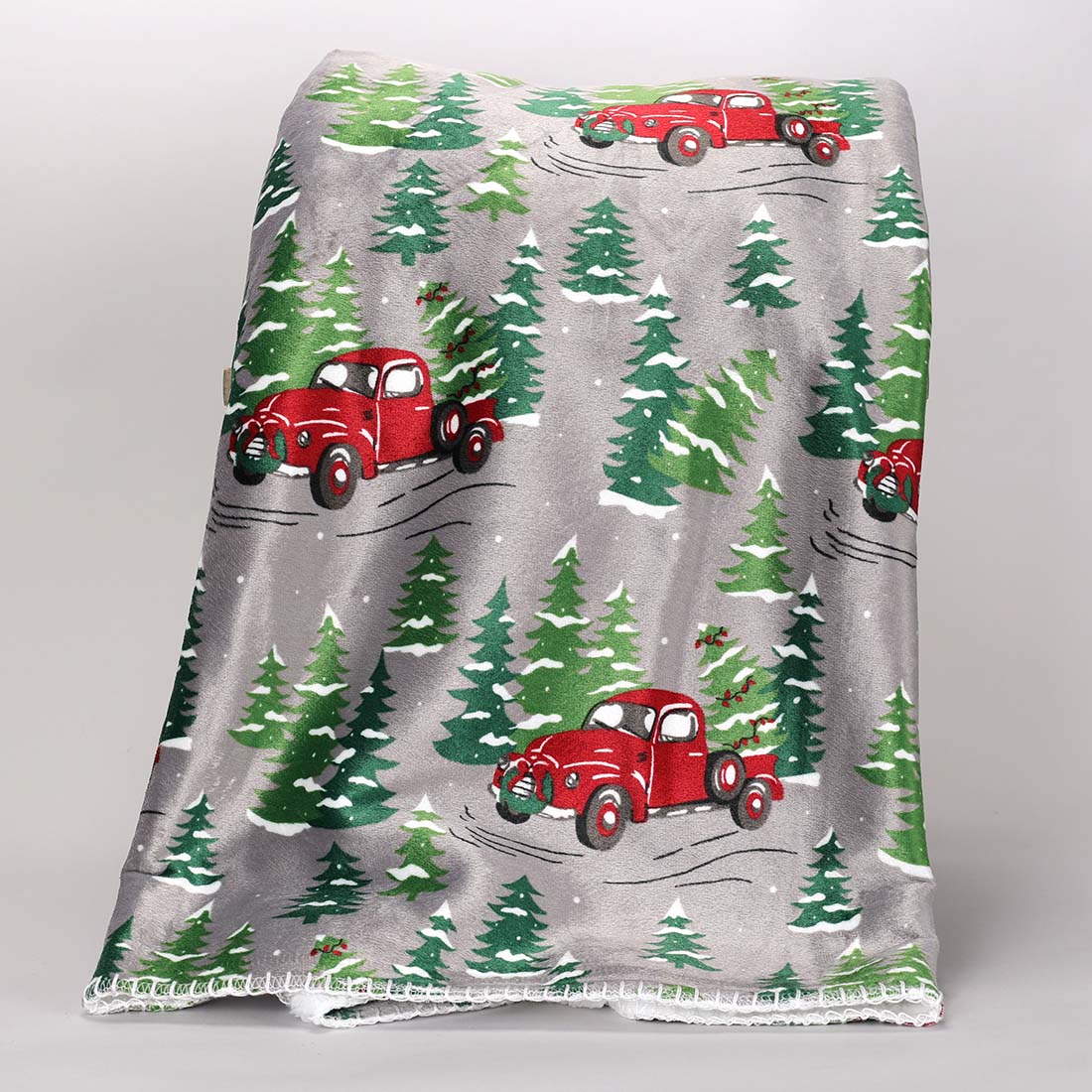 Red truck throw hot sale