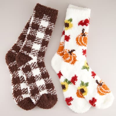 2 Pack Vanilla Infused Cozy Socks