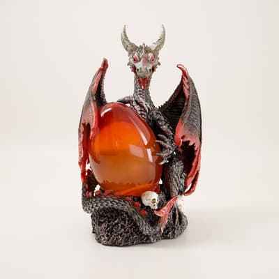 LED Dragon Glitter Globe