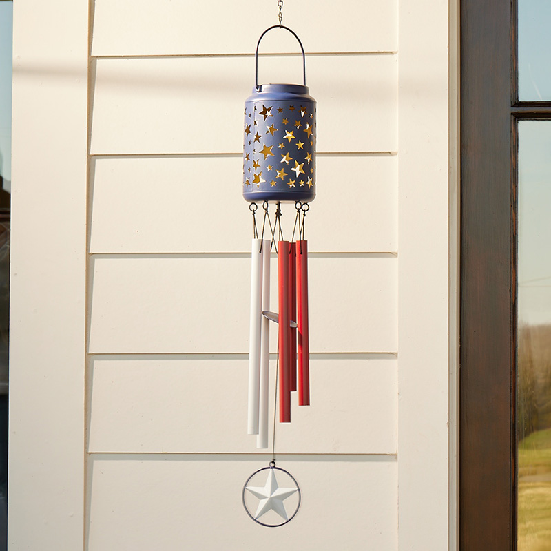 Solar Metal Star Wind Chime - Cracker Barrel