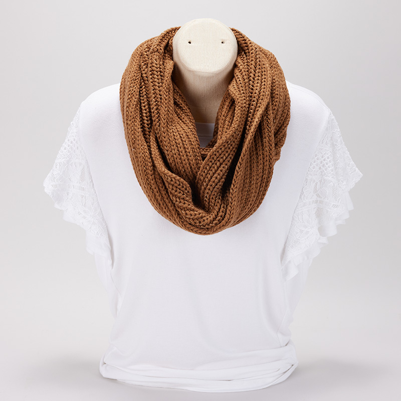 scarf, infinity scarf, blanket scarf, brown, felt hat, hat, bag