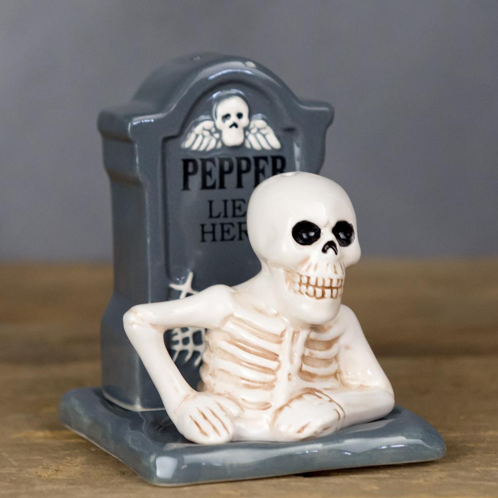 Here Lies Tombstone Salt & Pepper Shakers