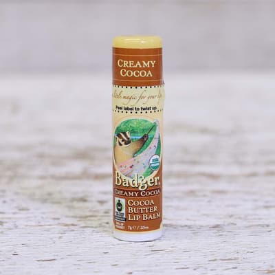 Badger Creamy Cocoa Lip Balm