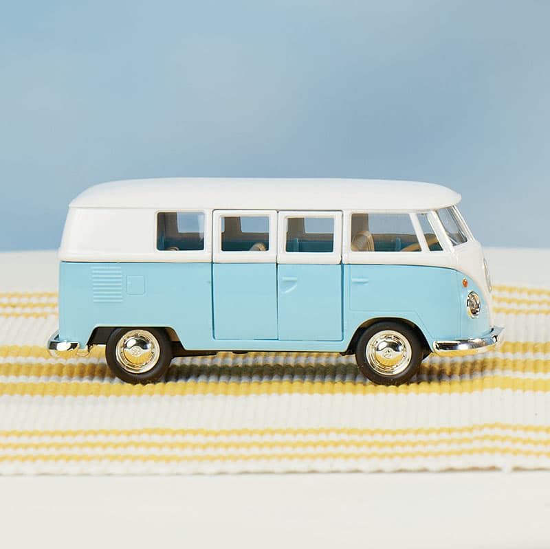 Volkswagen Diecast Blue Bus - Cracker Barrel