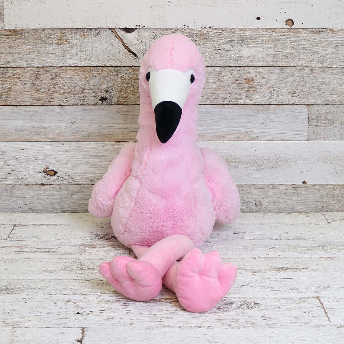 Giant plush deals flamingo