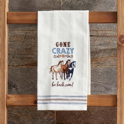 Gone Crazy Tea Towel