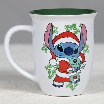 Stitch in Santa Outfit 16 Oz. Mug