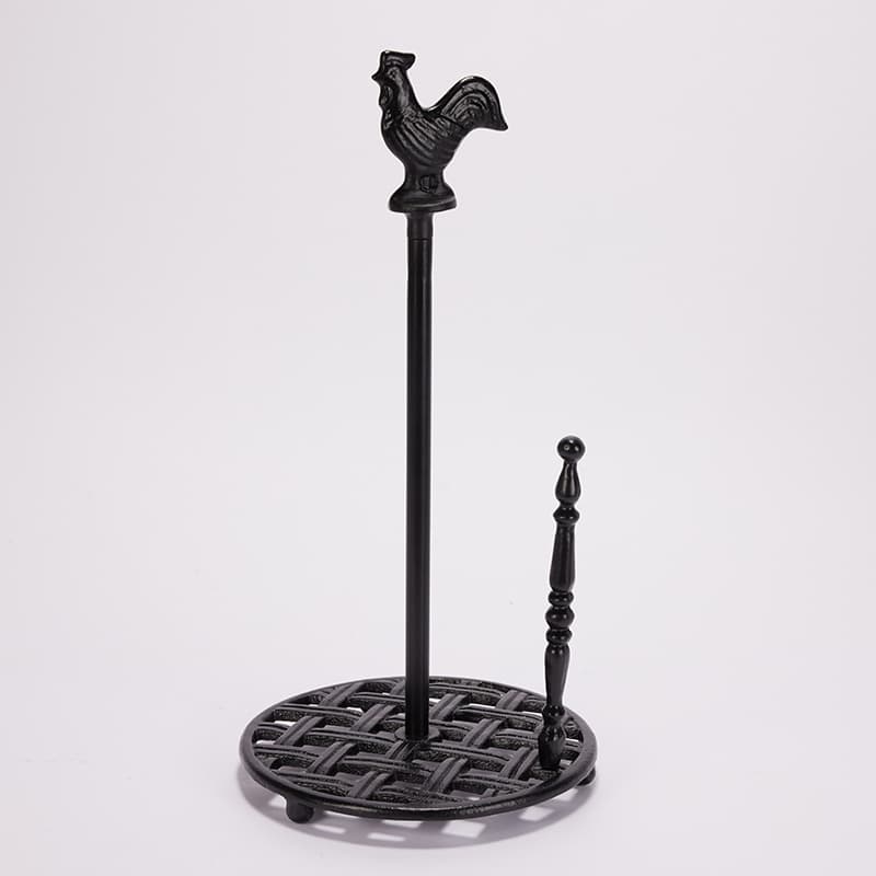 Paper towel discount holder black iron