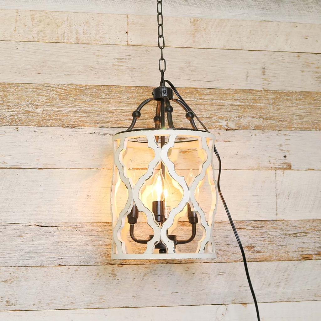 Distressed Wood Chandelier Cracker Barrel