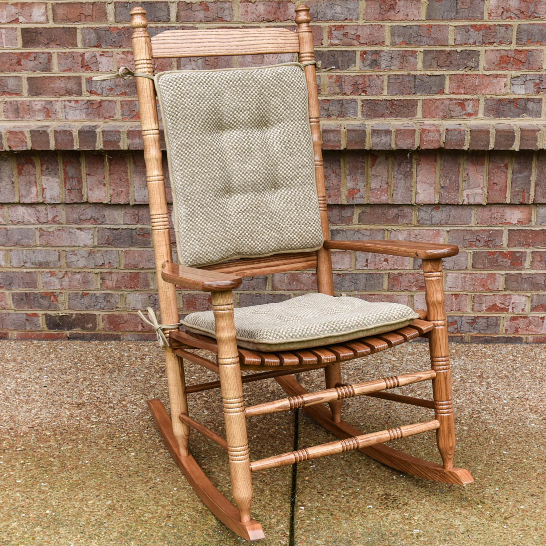 Rembrandt Tan Rocker Cushion Set Cracker Barrel