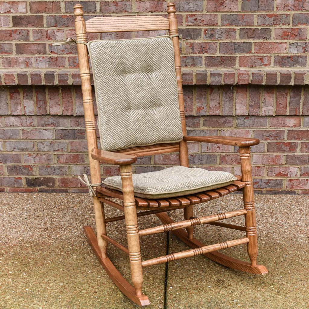 XL Rocking Chair Cushion Set with Gripper Bottom - Cracker Barrel