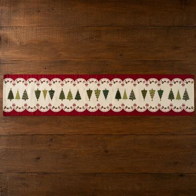 Christmas Trees Table Runner