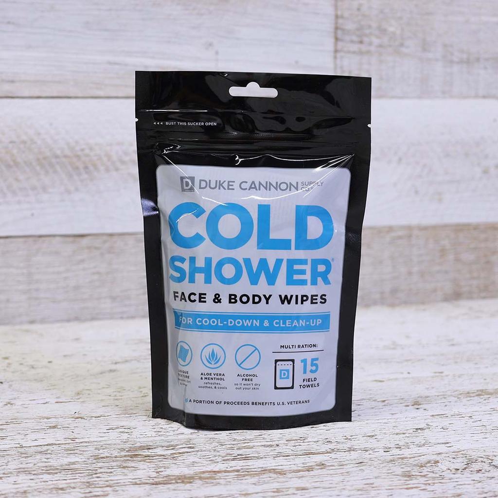 Duke Cannon Supply Co. Cold Shower Face + Body Wipes Multipack