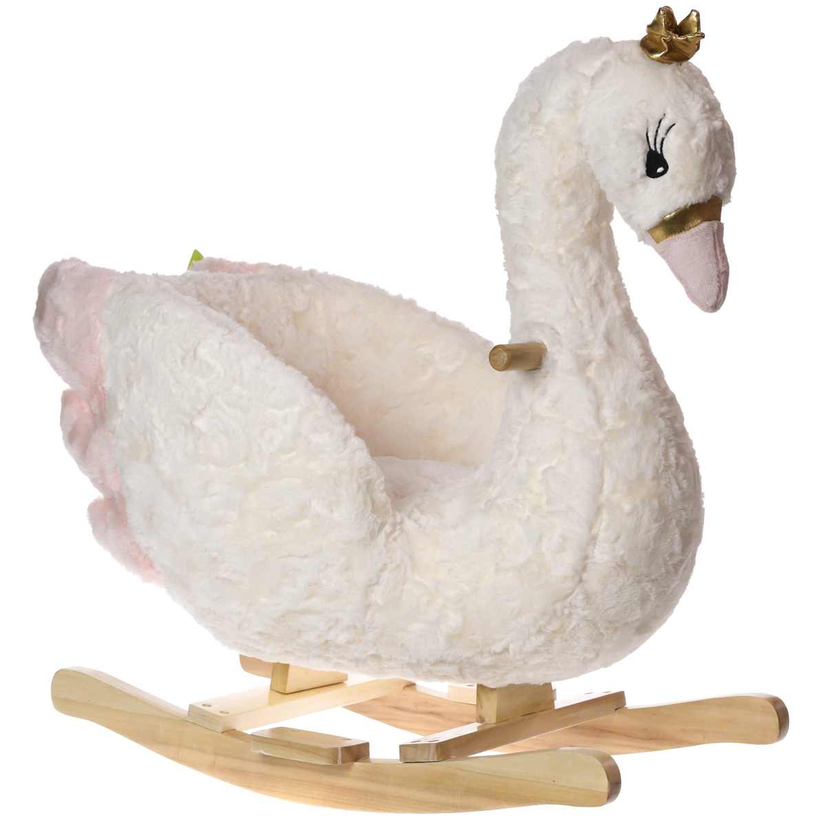 plush swan rocker