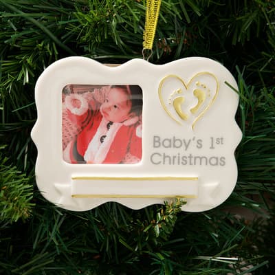 Baby 1st Photo Frame Ornament