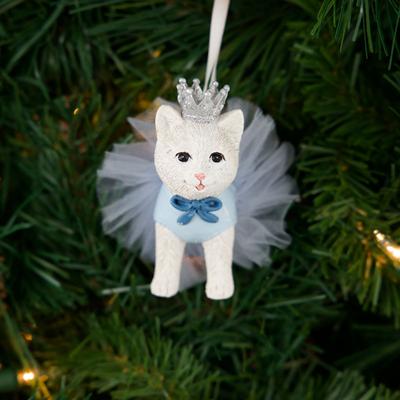 Ballerina Cat Ornament