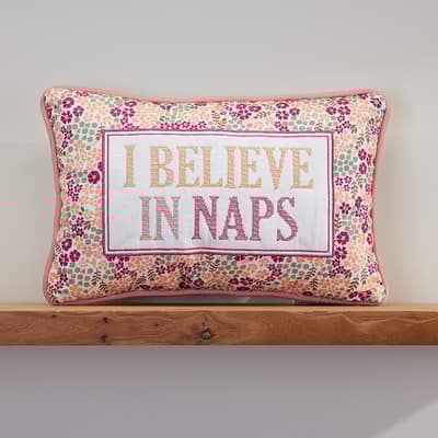 I Believe In Naps Pillow