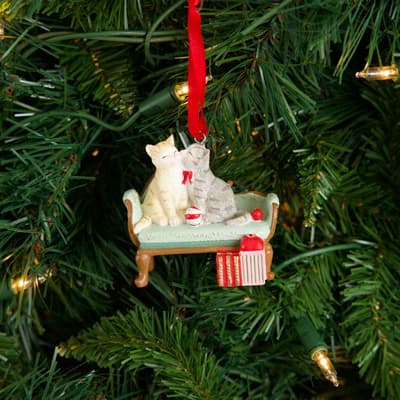 Cat on Sofa Ornament