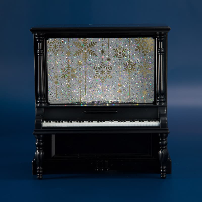 Musical Piano Glitter Globe - Cracker Barrel