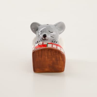 Sleeping Mouse Mini Pepper Shaker