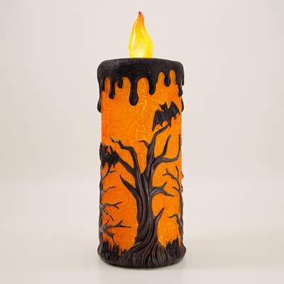 Small LED Candle with Scenery