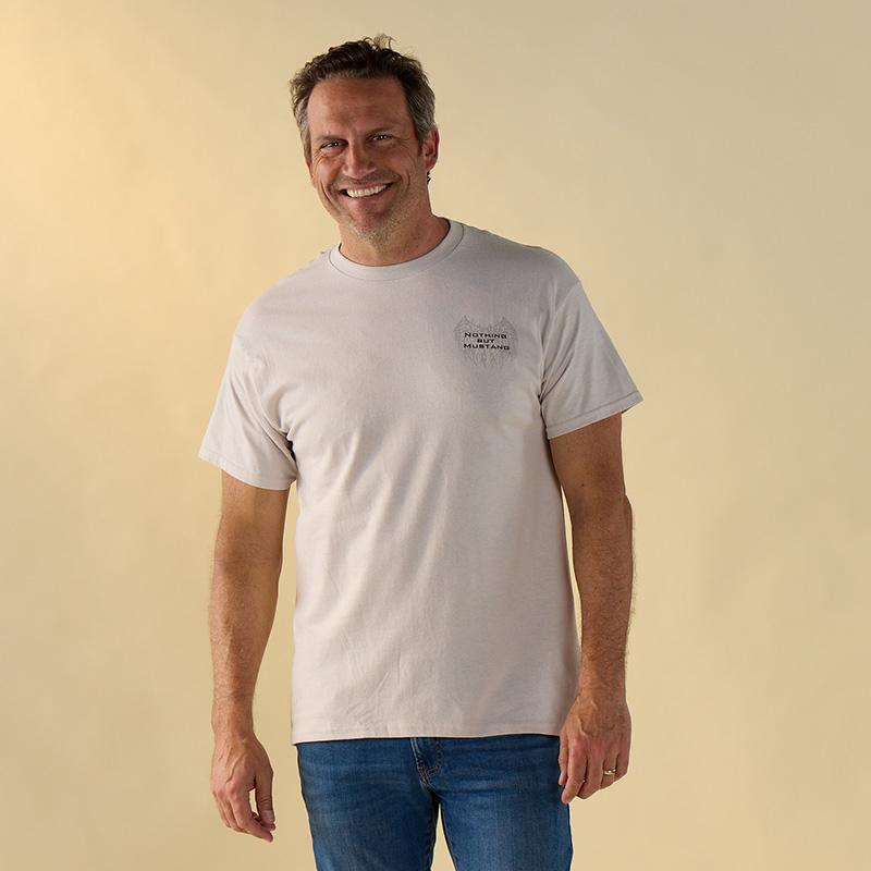 Nothing But Mustang Brown Tee - Cracker Barrel