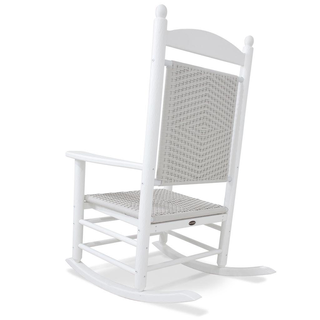 Polywood jefferson woven discount rocker