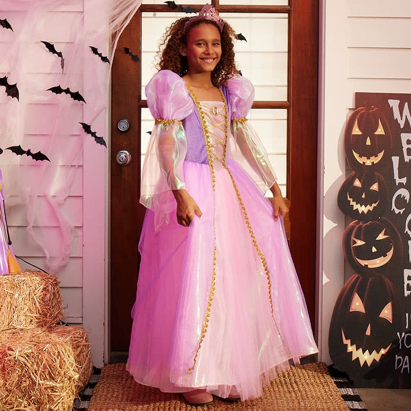 Kids Pink Princess Dress Costume