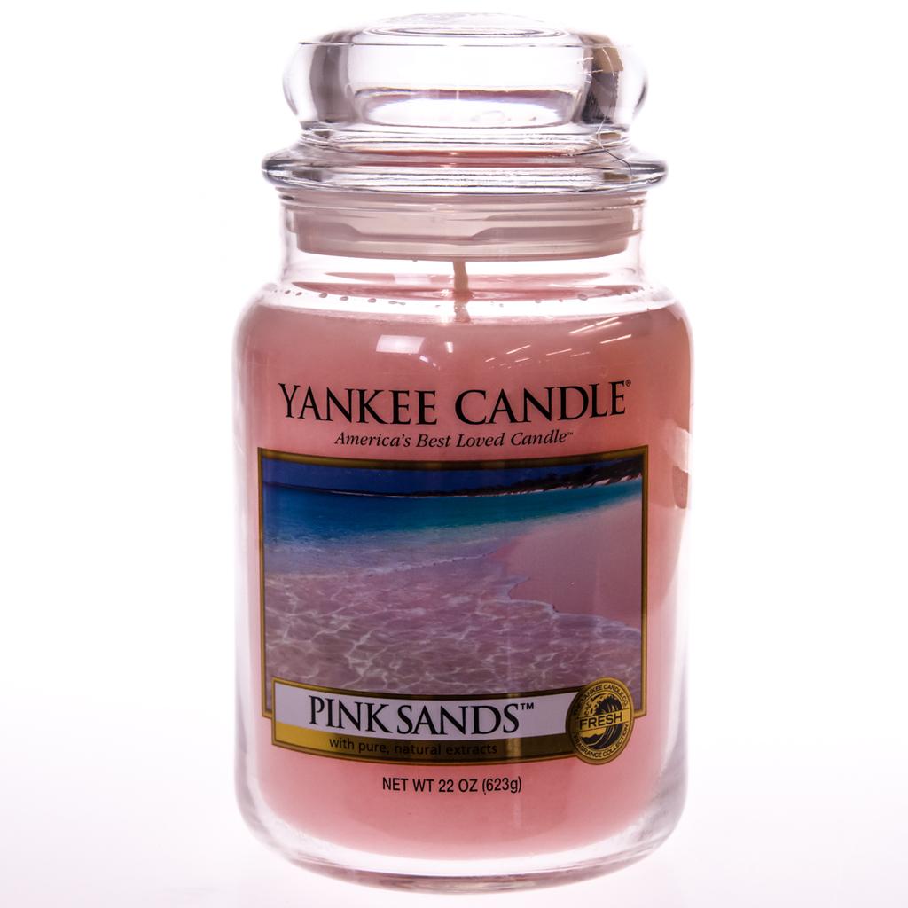 New YANKEE CANDLE Pink Sands Large 22 oz Jar