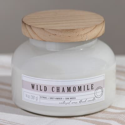 VH Home Fragrance&reg; 14 Oz. Wild Chamomile Aurora Jar