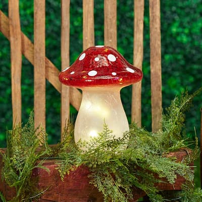 LED Red Mushroom - Medium