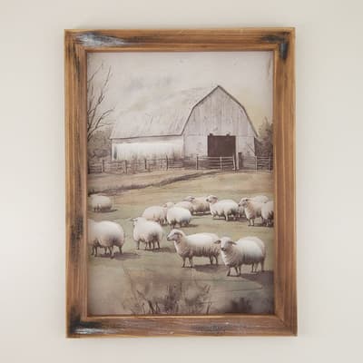 Sheep Farm Wall Decor